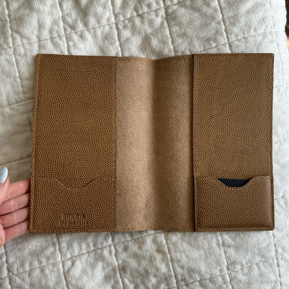 Shinola Pebbled Leather Journal Case